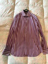 camicia da uomo a righe