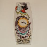 Piatto-Orologio in ceramica della Nove P.T. Italy