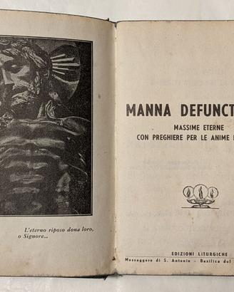 Manna defunctorum, Padova 1959