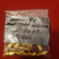 TE connettore SMA maschio , lotto 10 pezzi nuovi