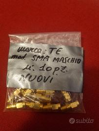 TE connettore SMA maschio , lotto 10 pezzi nuovi
