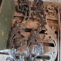 ringhiera antica in ghisa