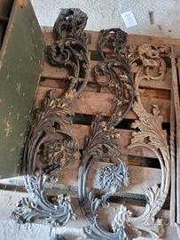 ringhiera antica in ghisa