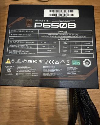 alimentatore pc GIGABYTE P650B