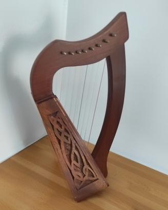 arpa 8 corde 36 cm legno