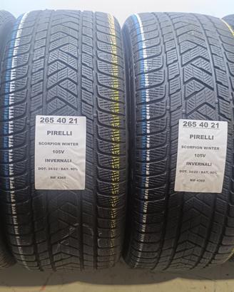 4 GOMME 265 40 21 PIRELLI INV RIF4365