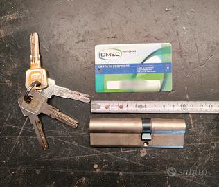 Cilindro Europeo OMEC 60/40 + 4 Chiavi e Card