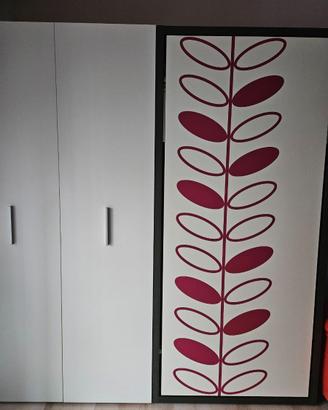 Letto a scomparsa Clei con armadio