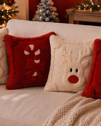 Set 4 federe natalizie per cusxini 45×45 top quali
