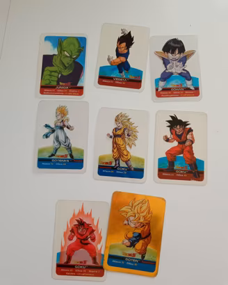 Lotto Lamincards Dragon Ball Z Edibas oro argento