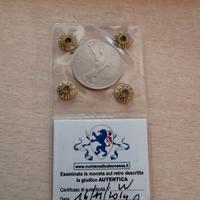 50 Lire 1958 "Vulcano" - RARA (R) - Periziata BB