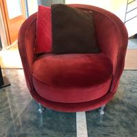 Poltrona Moroso rossa