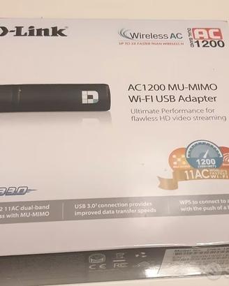 DLINK Adattatore USB Wireless AC Dualband - NUOVO