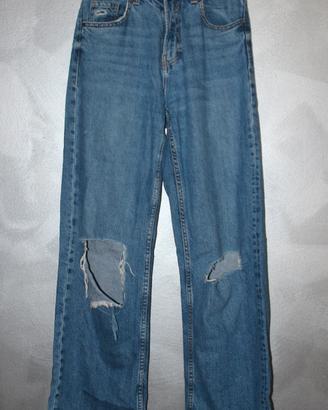 Jeans Bershka vita alta 