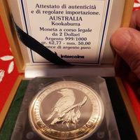 Moneta  Argento 2 Dollari Australiani Kookaburra