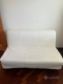 Divano letto Ikea Lycksele bianco