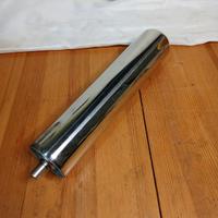 Rullo inox 350x70mm, asse acciaio 15mm  cuscinetti