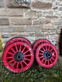4 Ruote originali carro fine 800/inizi 900
