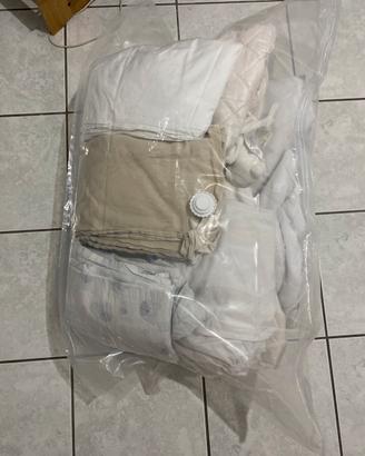 Culla pali con materasso e vari accessori