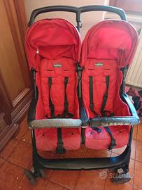 passeggino gemellare twin aria shopper peg Perego 