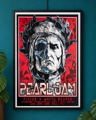 Poster "Pearl Jam" - Live in Imola 2022