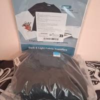 Set per maglia personalizzata 10 fogli + 6 tshirt