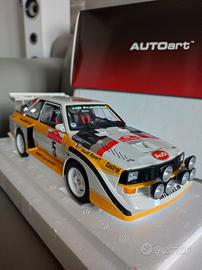 Autoart Audi Quattro S1 Rally Sanremo 1:18 Rarità