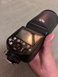 Godox V1C TTL per Canon + Kit accessori AK-R1