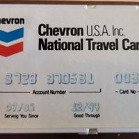 Micro Machines Chevron National Travel Card
