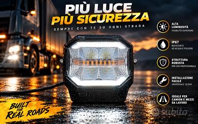 Faro anteriore con freccia e luce diurna tuning