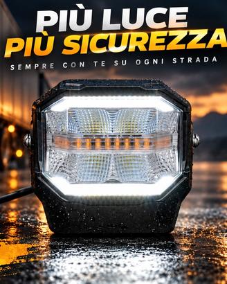 Faro anteriore con freccia e luce diurna tuning