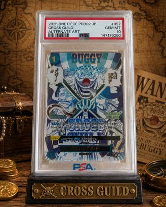 🔥Cross Guild OP09-057 PSA 10 One Piece PRB02 JP🔥