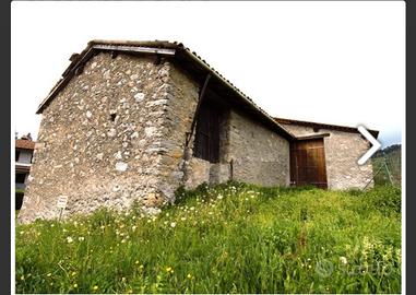 Rustico con terreno edificabile e agricolo 