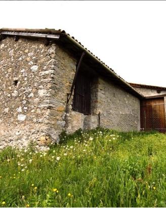 Rustico con terreno edificabile e agricolo 