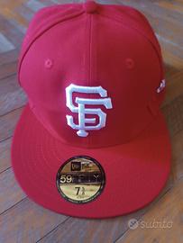 cappello new era rosso nuovo 