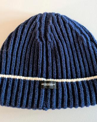 Cappello Berretto Emporio Armani Blu Notte - Nuovo
