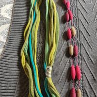 collane lana o cotone colorate