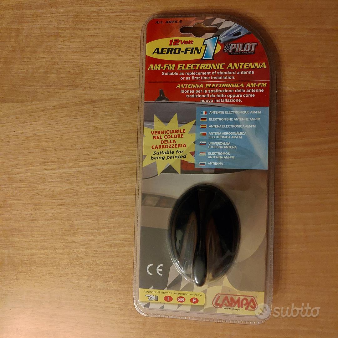 Antenna Radio FM A Pinna Per BMW Serie 1 E 3 - Sostituzione Originale, Colore Nero