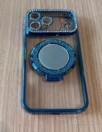 Cover Iphone 17 Pro Max glitter e diamanti MagSafe