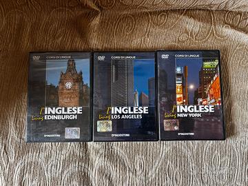 3 Dvd per imparare l'inglese nuovi e sigillati