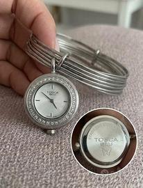 Bracciale multifilo /orologio Tosca Blu