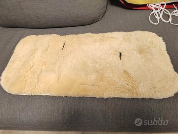 Vello per passeggino vera lana agnello 34x71cm