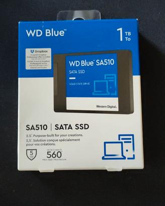 WD Blue SA510, 1 TB, 2.5" SATA SSD