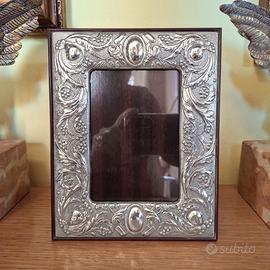 Cornice Portafoto Argento 925 anni 90 x foto 9x13