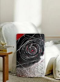 Quadro astratto moderno materico dipinto a mano