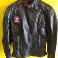 Giubbotto pelle moto donna segura chiodo