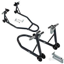 Coppia Cavalletti Moto Anteriore + Posteriore