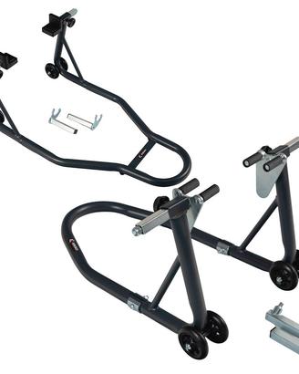 Coppia Cavalletti Moto Anteriore + Posteriore