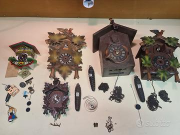 lotto x ricambi  orologi a cucù 