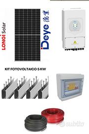 Kit fotovoltaico completo professionale